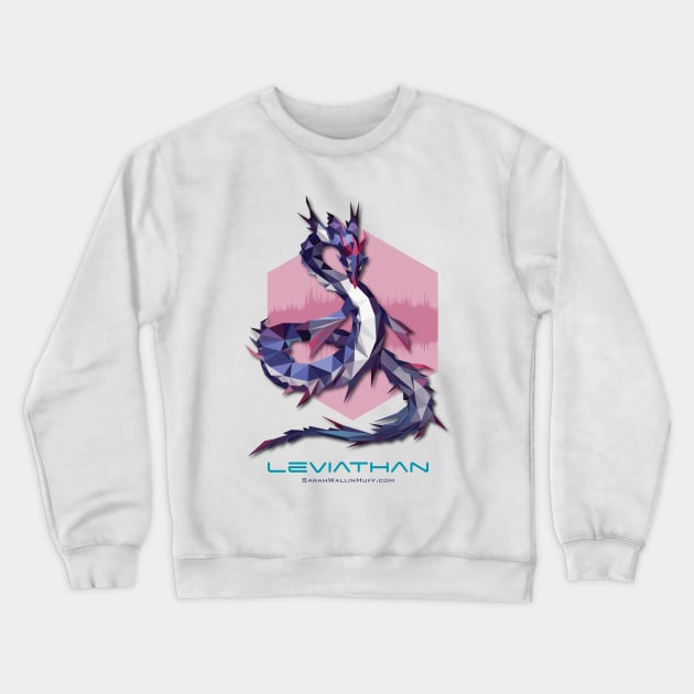 Leviathan-Concerto Dragon Crewneck Sweatshirt by sjwallin